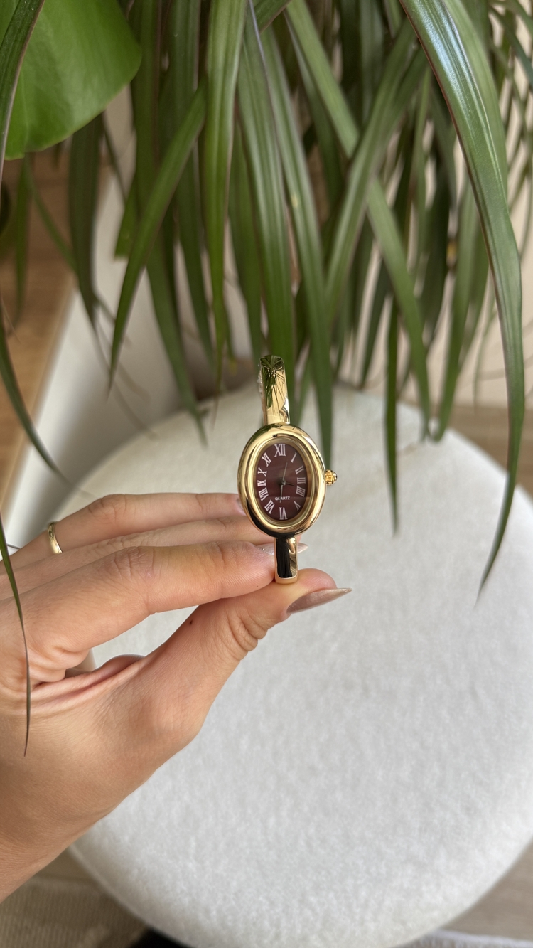 Marka model gold kelepçe saat