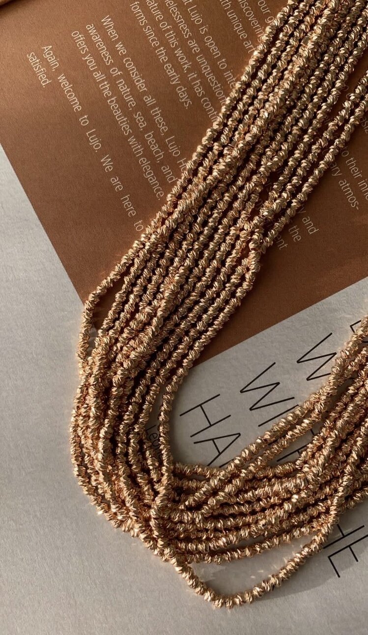 Vip Çelik rose gold dorika kolye