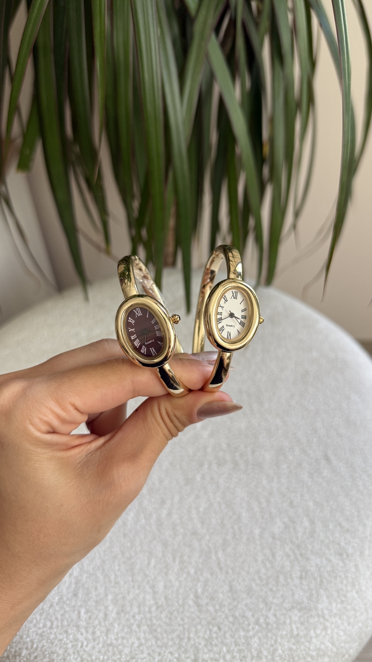 Marka model gold kelepçe saat