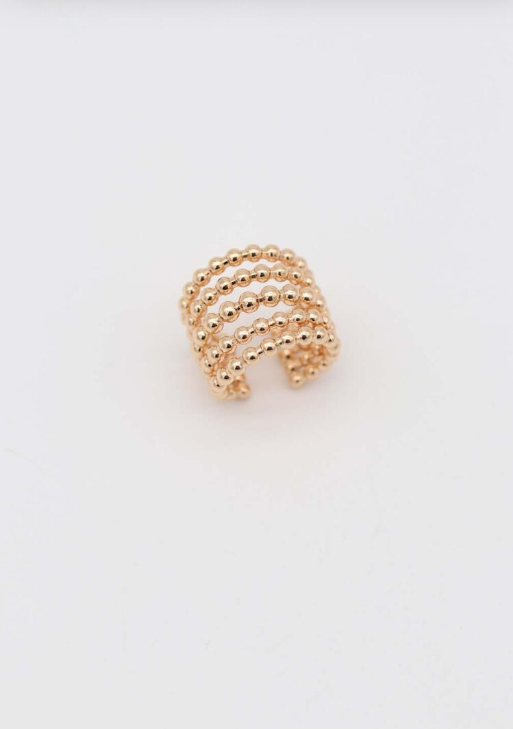 Özel seri gold topçuk earcuff