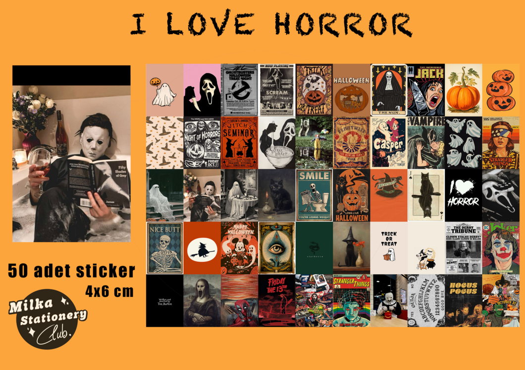 HORROR STİCKER KİTAPÇIĞI