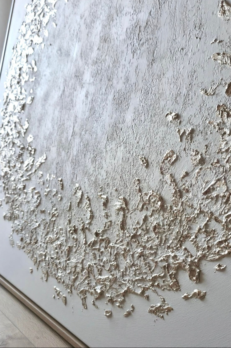IVORY WREATH RÖLYEF DOKULU TABLO
