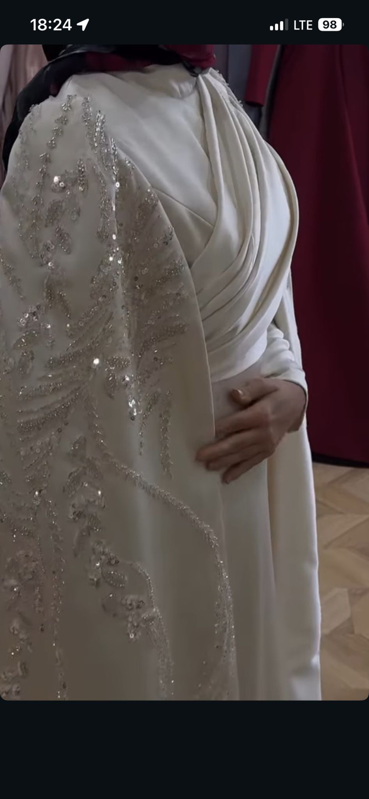 Ravza özel işlemeli elbise 