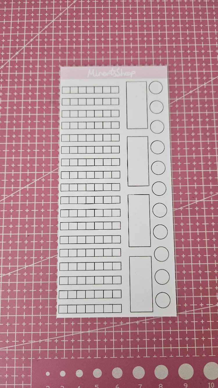 Ajanda planlayıcı sticker sayfası