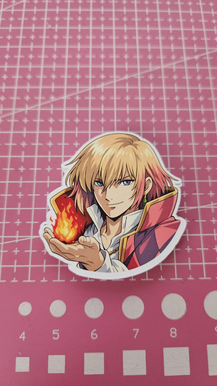 Howl tekli sticker