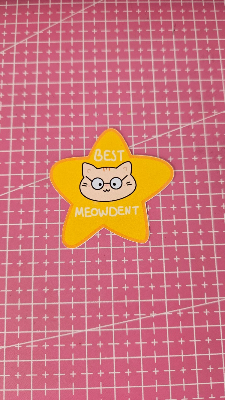 Best meowdent tekli sticker