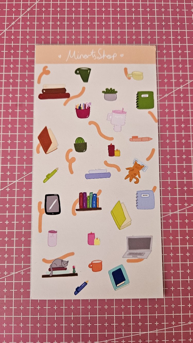 Study sticker sayfası