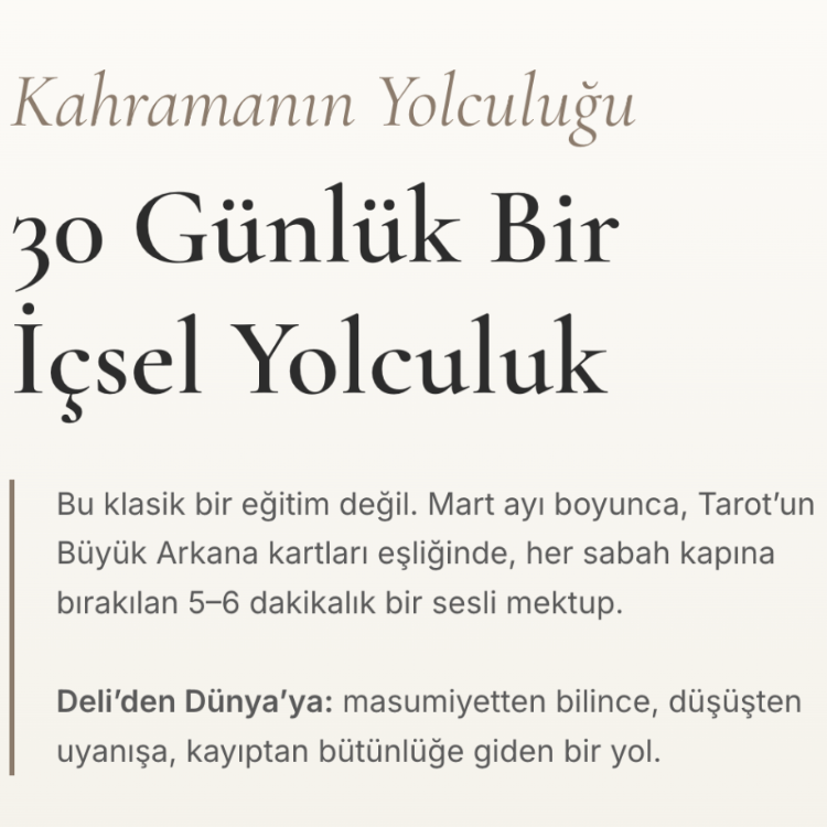 Kahramanın Yolculuğu (Masallı Yolculuk)