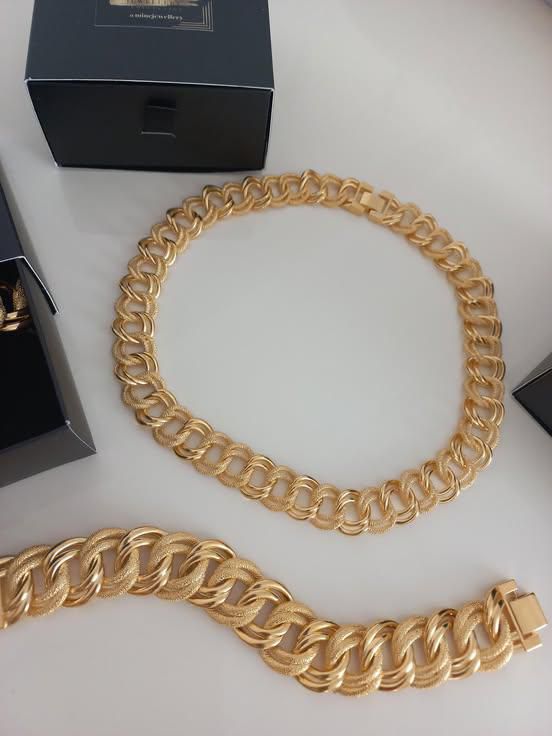 SAMANYOLU GERDANLIK SET İNCE MODEL
