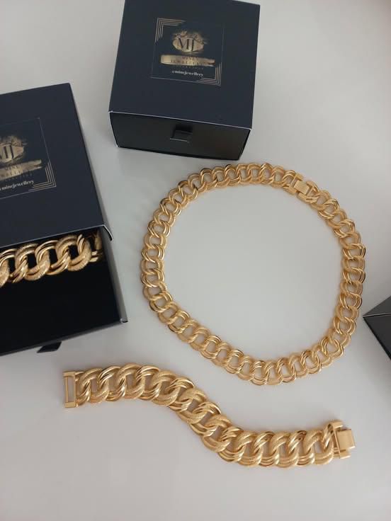 SAMANYOLU GERDANLIK SET İNCE MODEL