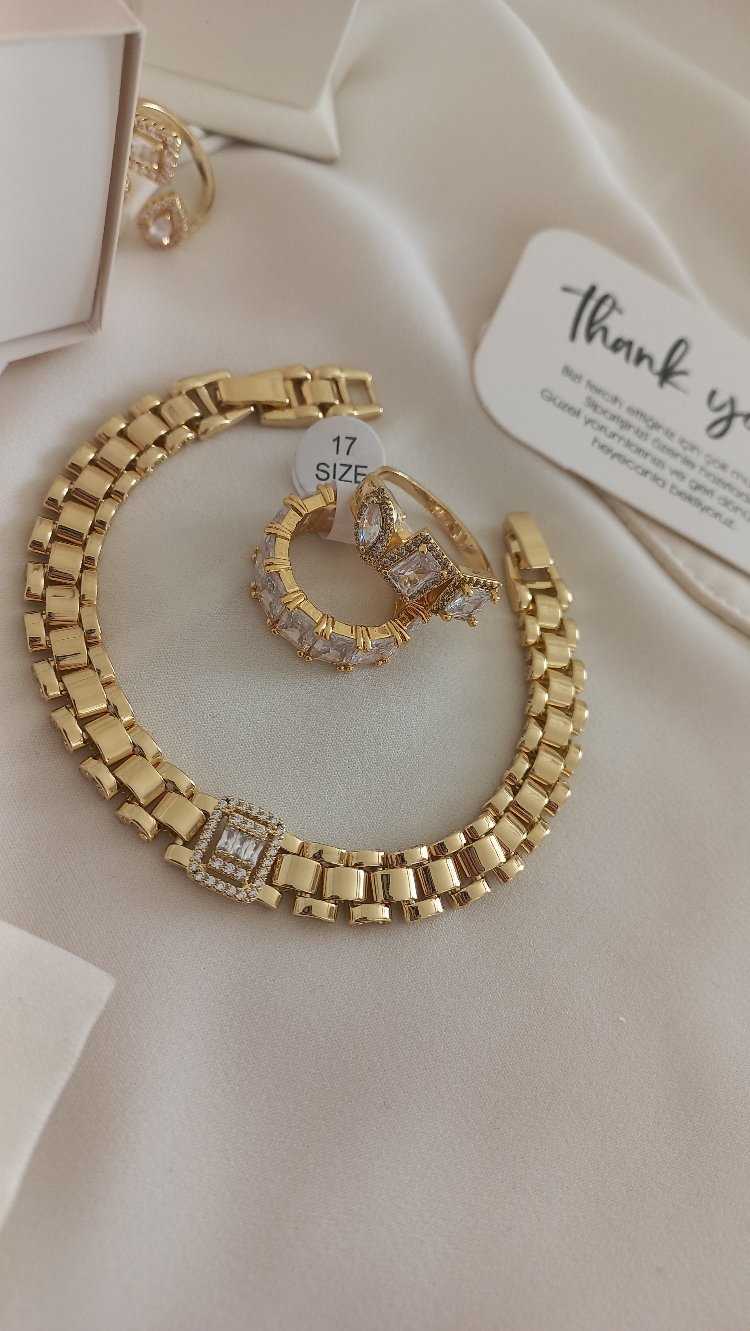 14 k Baget Taşlı Xuping marka bileklik