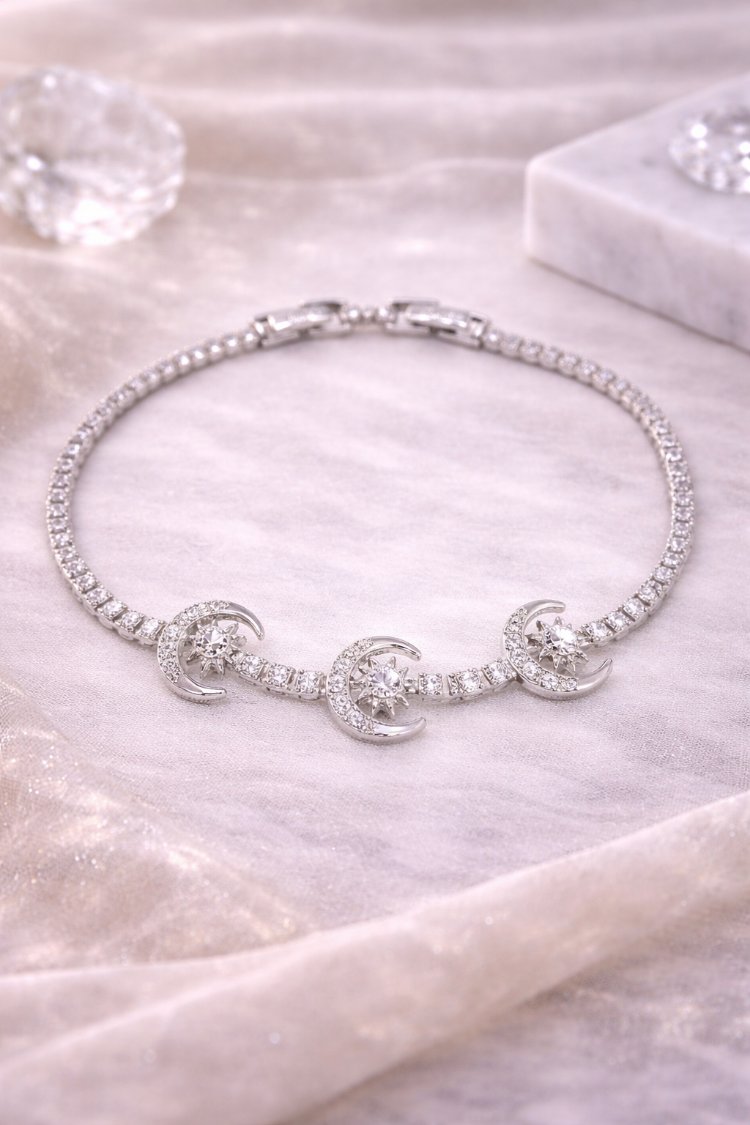 Moonlight Sparkle Silver Bileklik