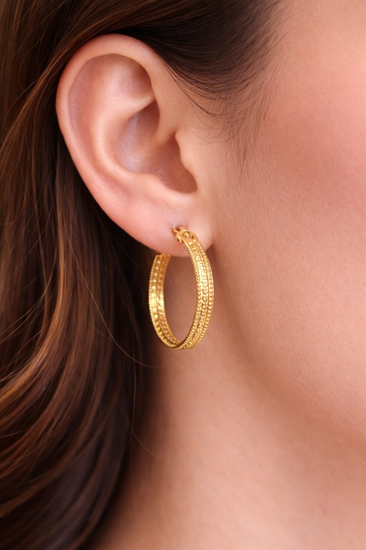 VIP 14K Küpe Gold