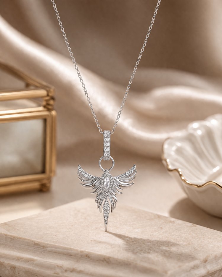 Silver Çelik Kolye 45 cm