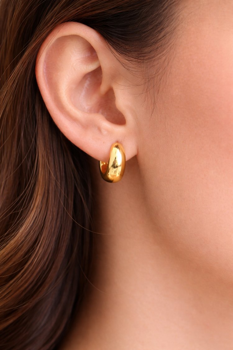 VIP 14K Küpe Gold