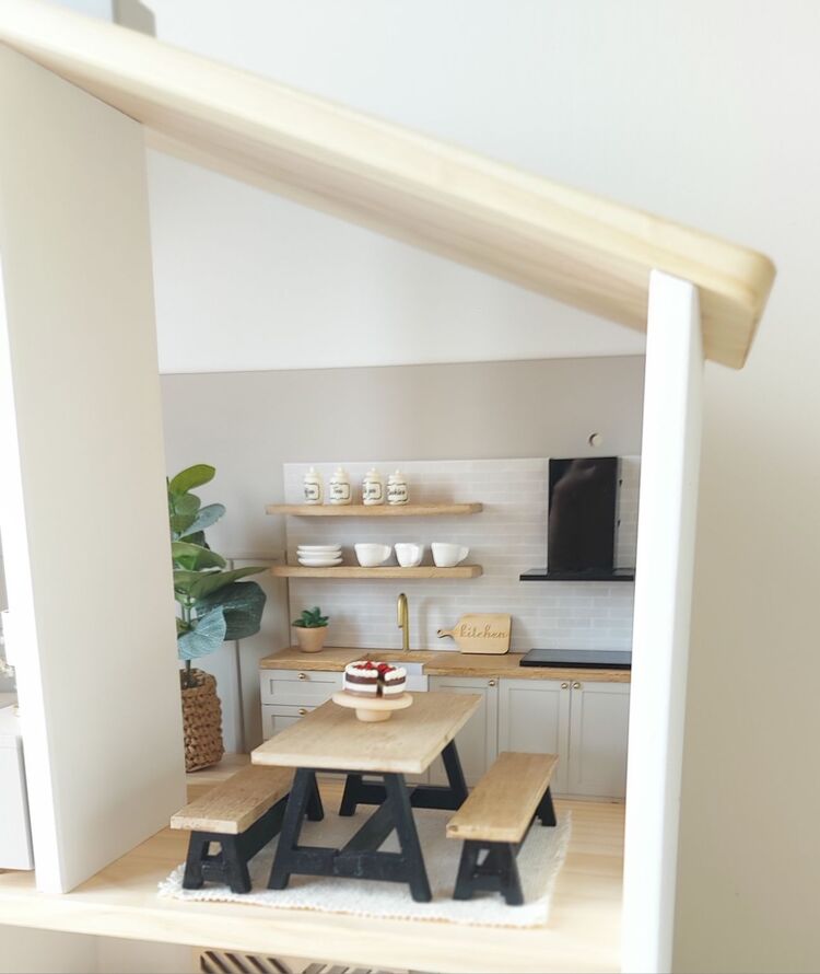 Minidom 1:12 Ölçek, MODERN İKEA BEBEK EVİ