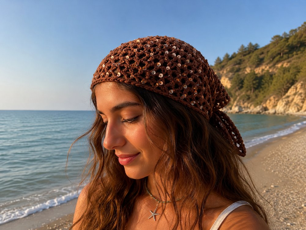 Saç filesi Kahve
