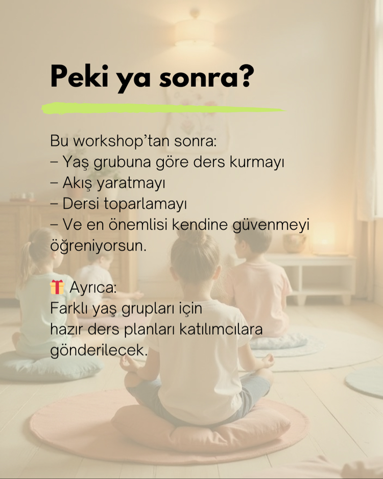 WORKSHOP Eğitmenler için Ders hazırlama ve yenilenme workshop