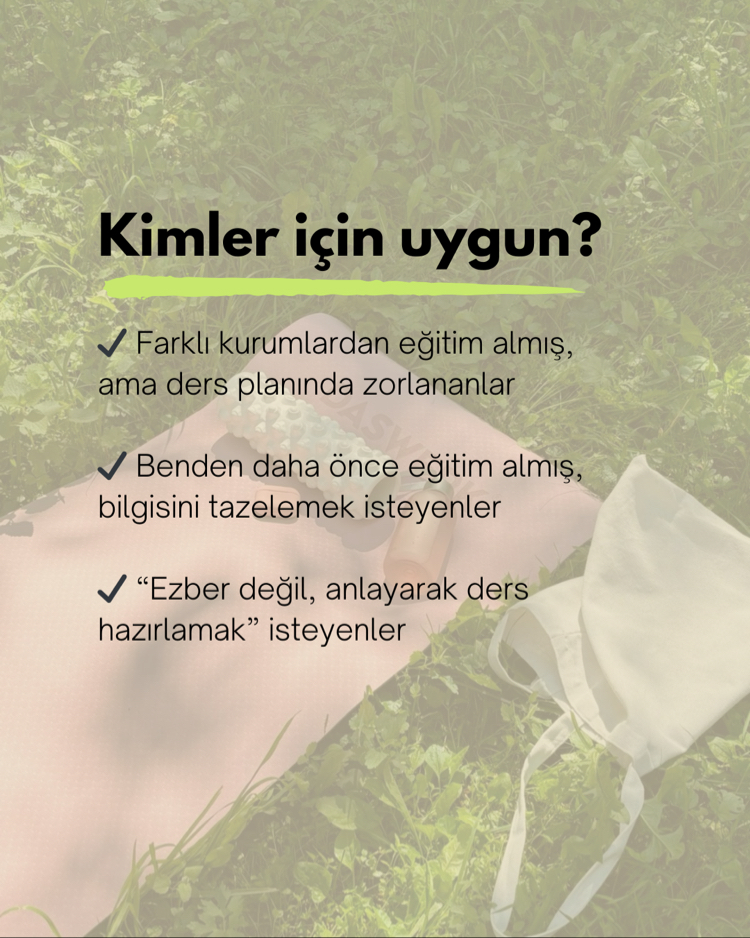 WORKSHOP Eğitmenler için Ders hazırlama ve yenilenme workshop
