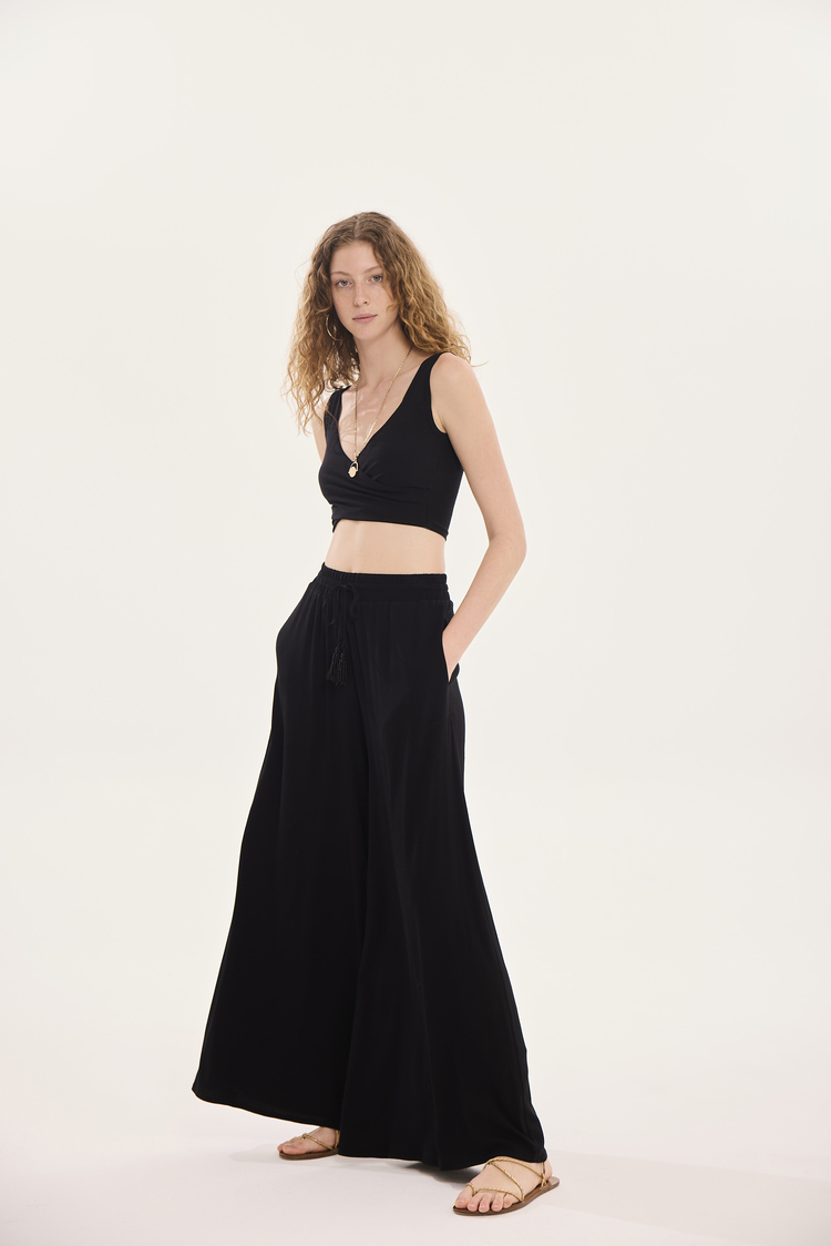 MAYA Kruvaze Crop Bluz