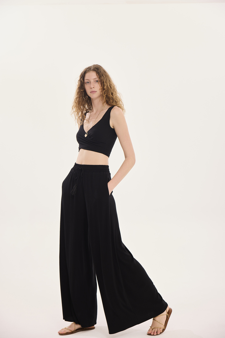 MAYA Kruvaze Crop Bluz
