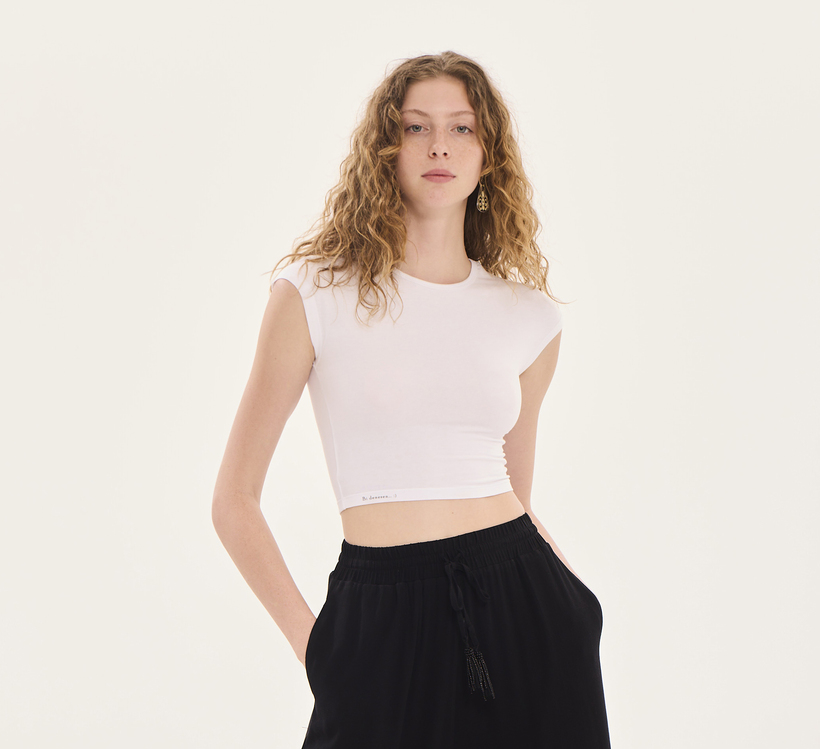 KİVA Crop Top / Beyaz