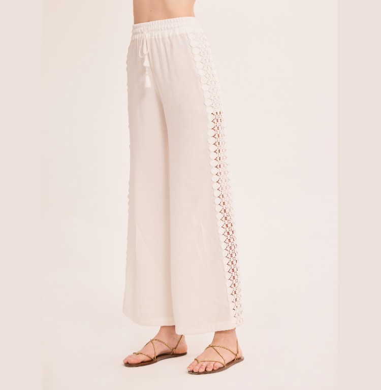 AYDA Dantelli Pantolon / Siyah