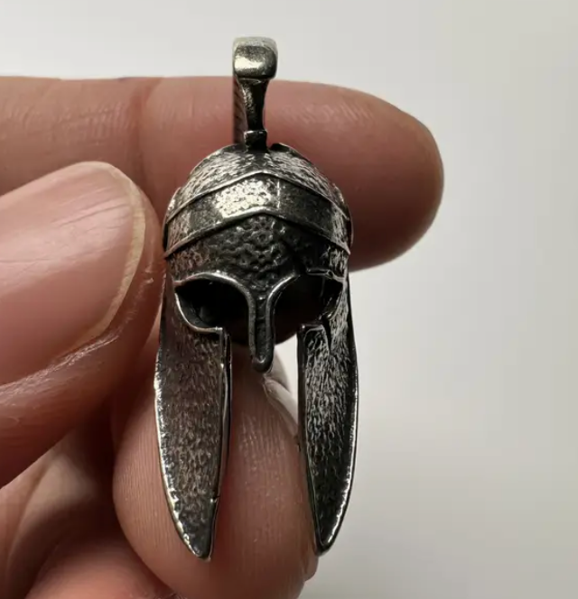 Minyatür Sparta kaskı