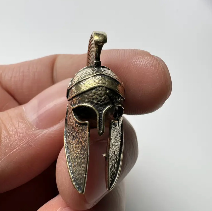 Minyatür Sparta kaskı