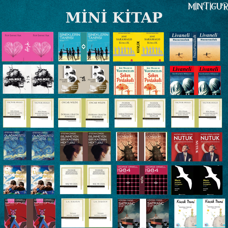 Mini Kitap 10 adet