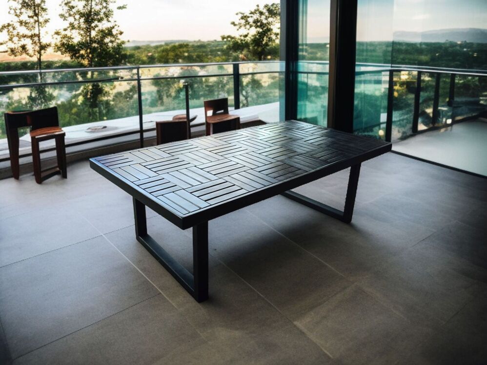 120 X 60 siyah sehpa