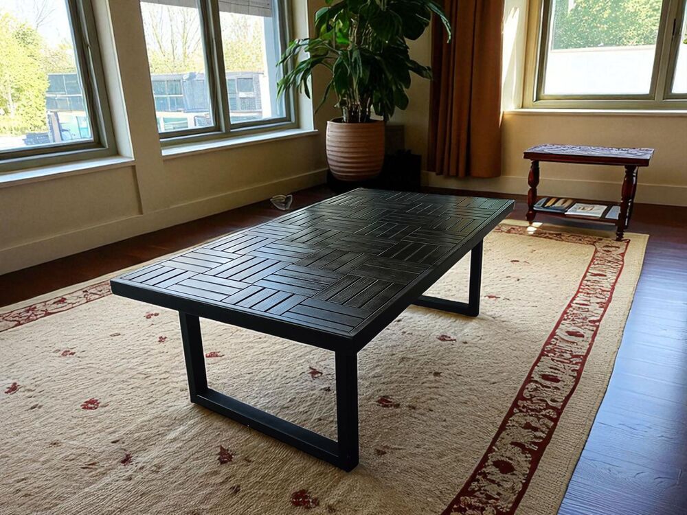 120 X 60 siyah sehpa