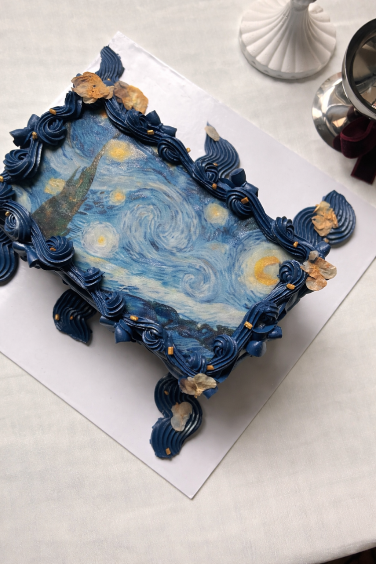 Starry Night Cake