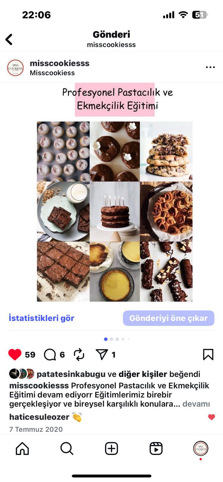 4 Hafta Başlangıç Seviye Pastacılık Eğitimi