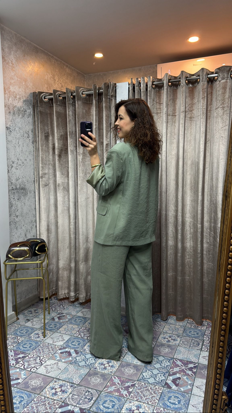 Düğmeli blazer ceket 