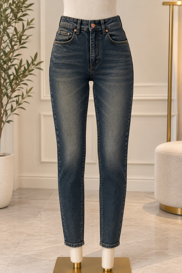 Yüksek bel skinny jean