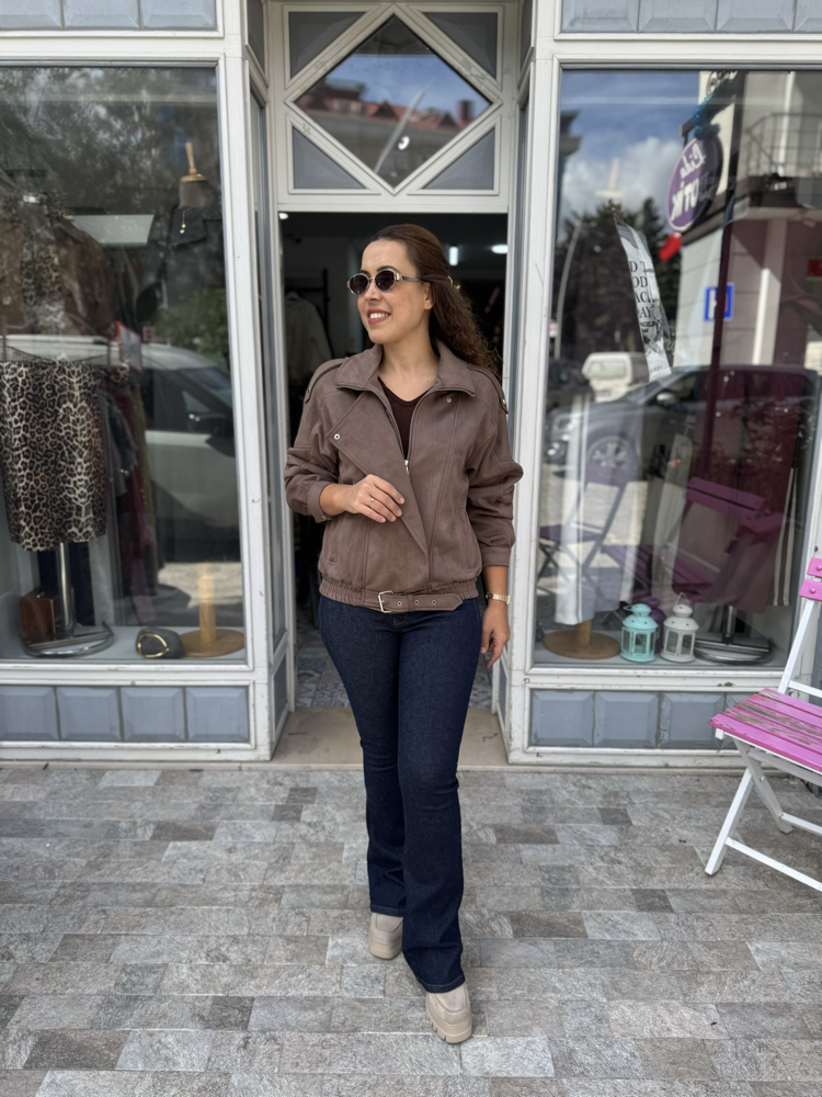 Nubuk Astarlı Ceket