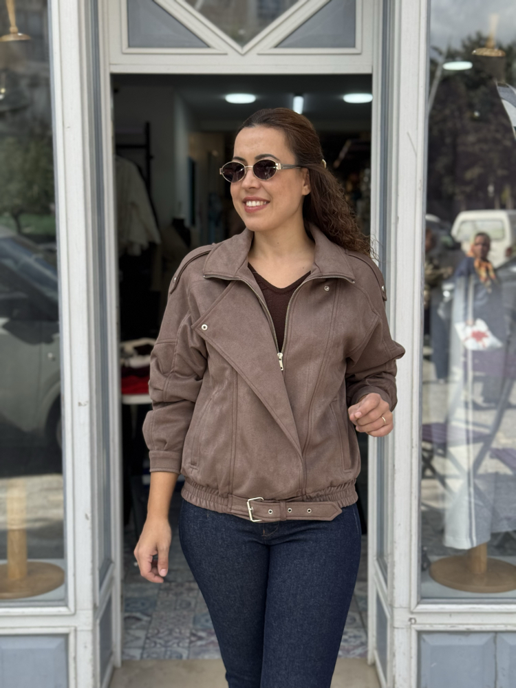 Nubuk Astarlı Ceket