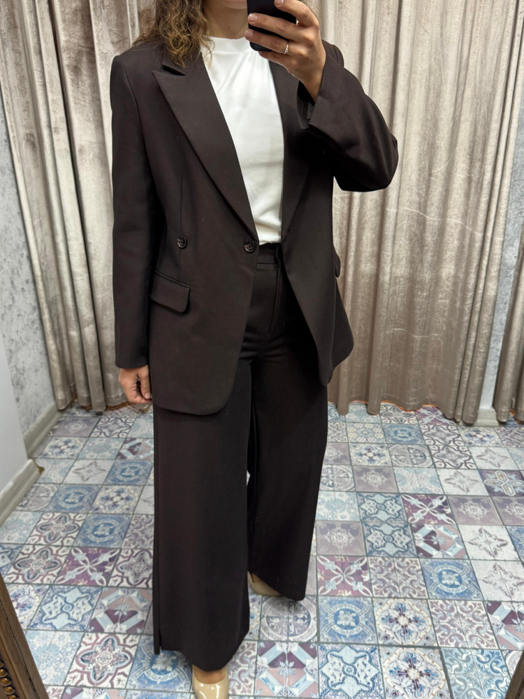 İkili blazer ceket pantolon takım