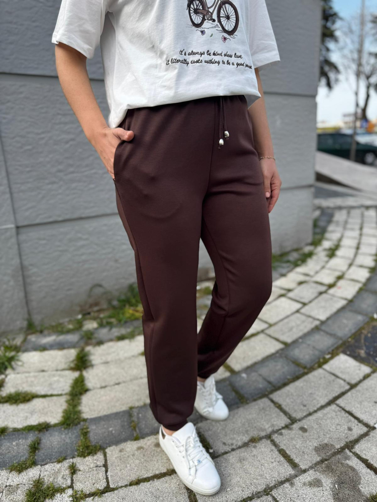 Beli lastikli jogger eşofman 