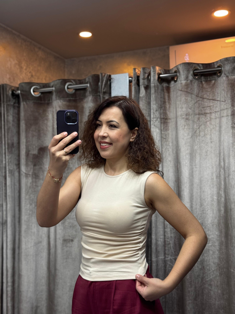 Yanları büzgülü basic body