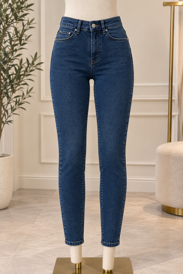 Yüksek bel skinny jean