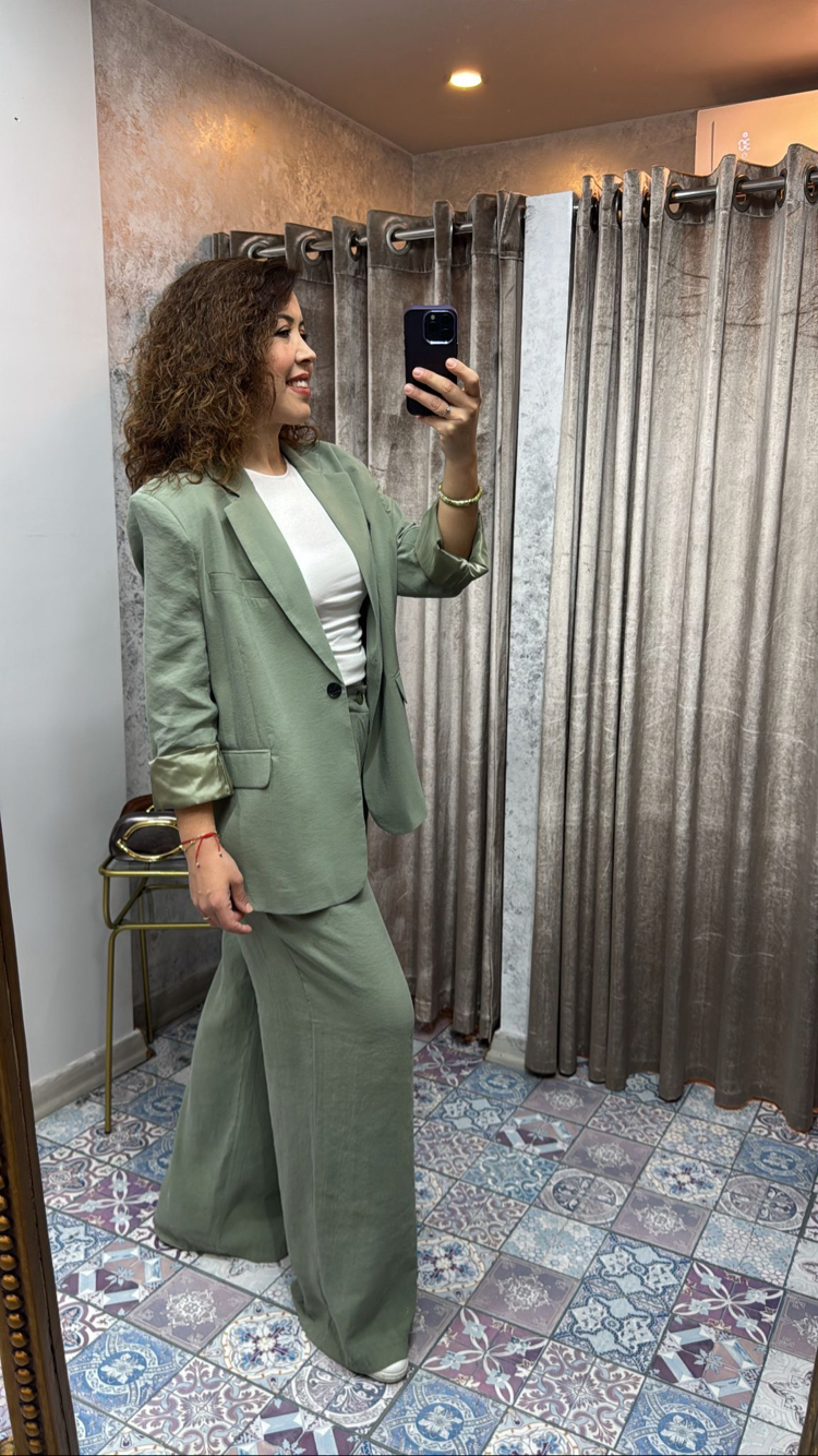 Düğmeli blazer ceket 