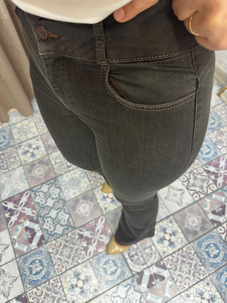 Yüksek bel ispanyol jean