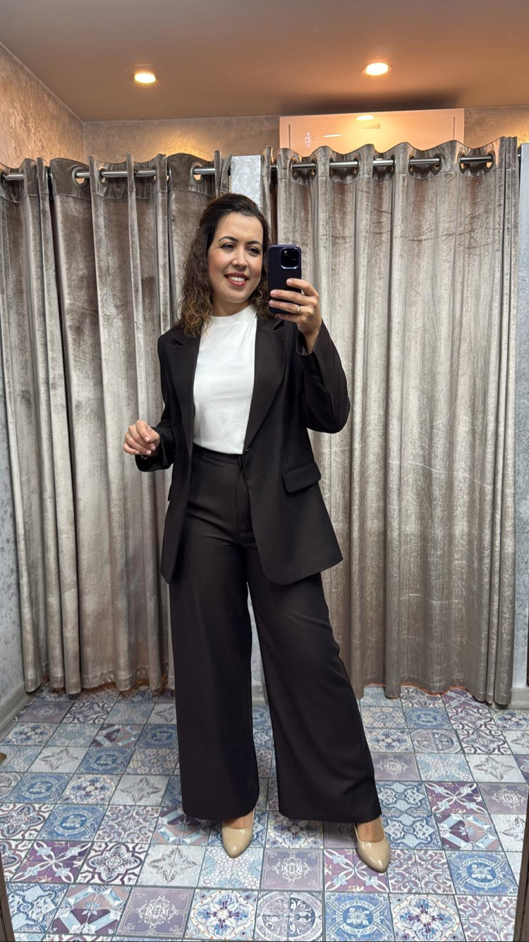 İkili blazer ceket pantolon takım