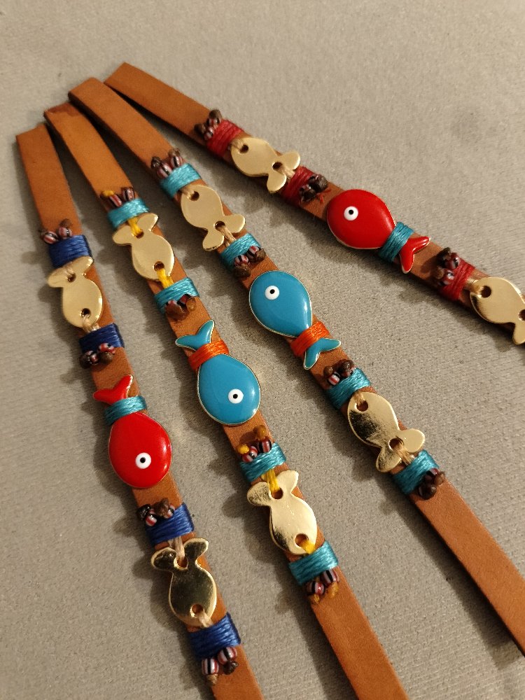 Balık deri bileklik