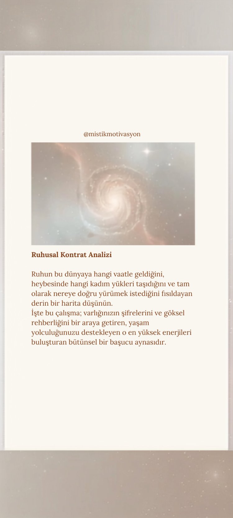 Ruhsal Kontrat Analizi 