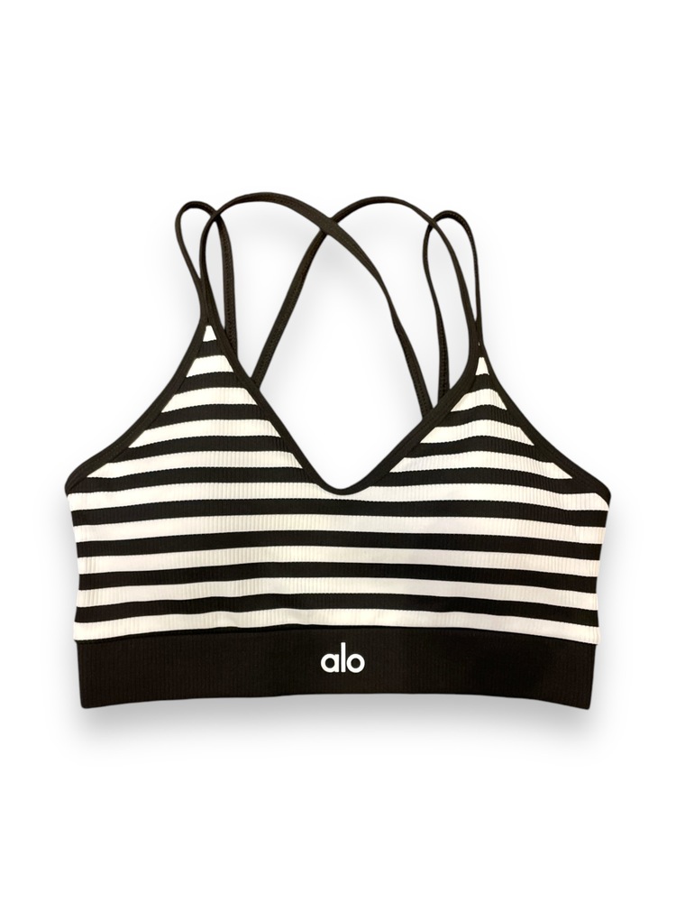 ALO Striped Bra
