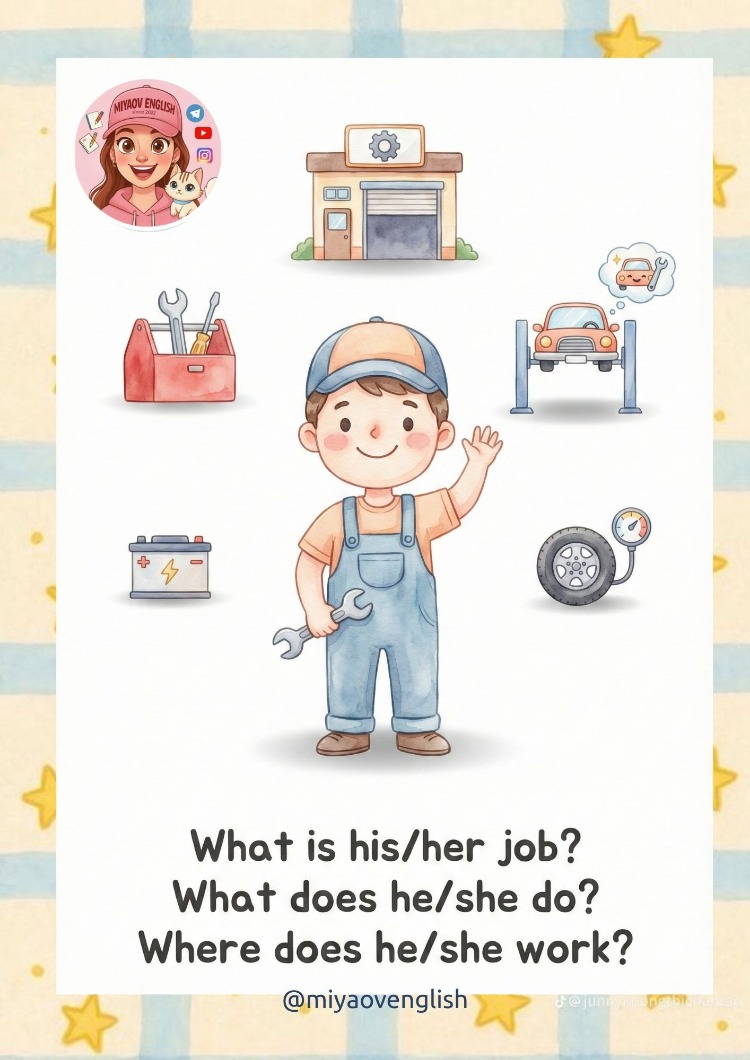 JOBS KONUŞMA KARTLARI - 20 ADET - KOLAY - PDF miyaovenglish