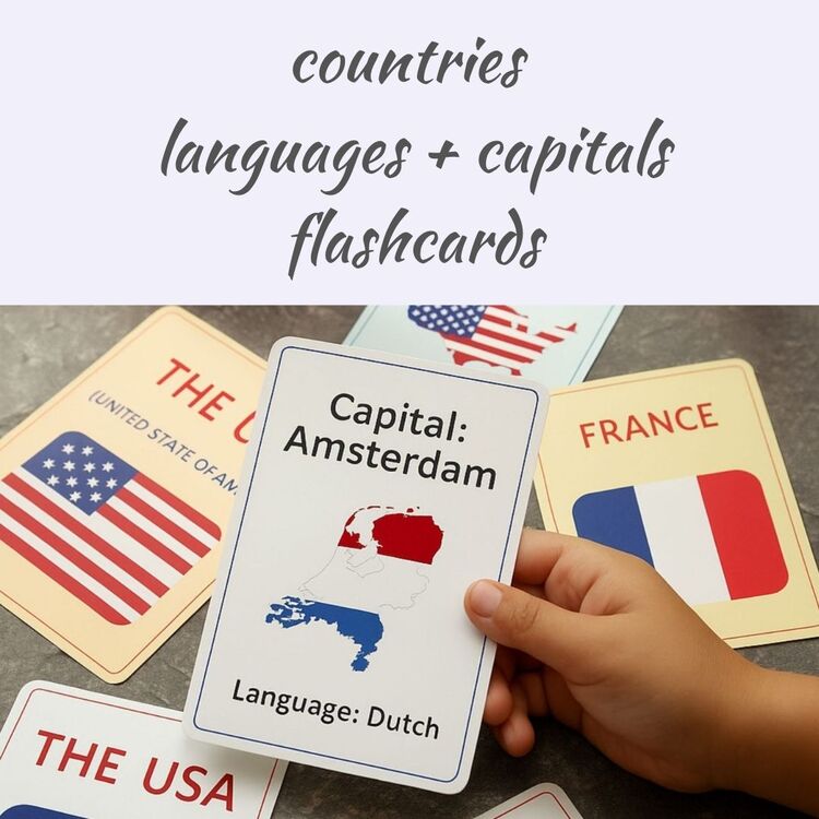 ülkeler, bayraklar, başkentler ve diller flashcards